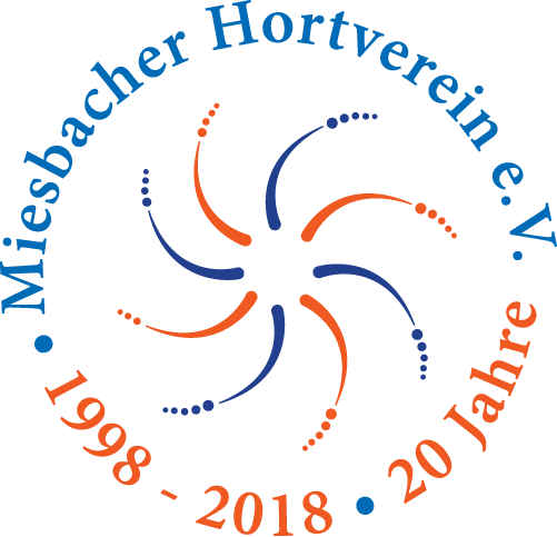 Jubiläumslogo Miesbacher Hortverein e.V. (1998 -2018)